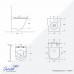 Подвесной унитаз Cerutti Ireneo Aria Tornado CT12148 безободковый с крышкой SoftClose