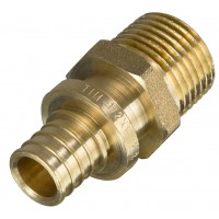 Фитинг аксиальный Ø16 - 1/2" наружная, TIM