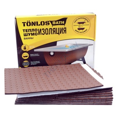 Комплект шумоизоляции для ванны BATH, Tonlos Pipe