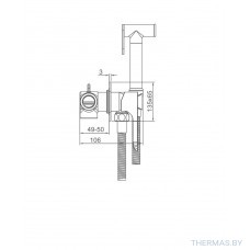 Смеситель для биде с гигиеническим душем Gappo, G7248-32