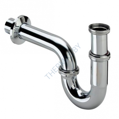 Сифон без выпуска трубный 1 1/4"х32 хром латунь (арт.305611), Viega