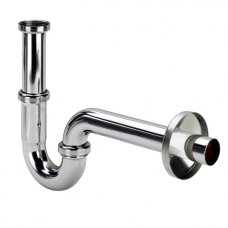 Сифон без выпуска трубный 1 1/4"х32 хром латунь (арт.305611), Viega