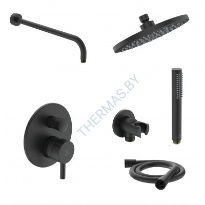 Душевая система скрытого монтажа Ideal Standard, Cerafine O Black SetA6939XG