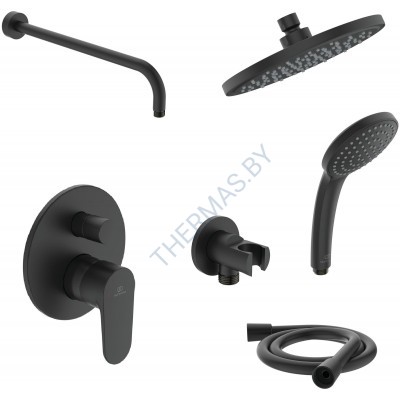 Душевая система скрытого монтажа Ideal Standard, Cerafine O Black SetA7193XG