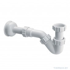 Сифон для биде трубный 1 1/4" х 32 мм арт. НС23, McALPINE 