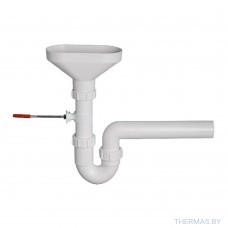 Сифон для разрыва струи 1 1/2" - 40 мм Р-образный с трубкой арт. HC740FUN, McALPINE