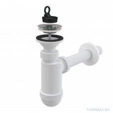 Сифон для умывальника DN 32 A410 с нержавеющей решеткой DN63, Alcaplast