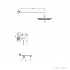 Душевая система Gappo, G7117-6