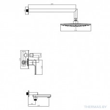 Душевая система Gappo, G7117-8