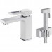 Смеситель для умывальника с гигиеническим душем Gappo, G7248