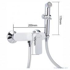 Смеситель гигиенический настенный Gappo, G2048-8