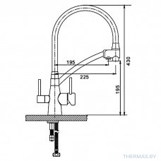 Смеситель для мойки Gappo, G4398-17