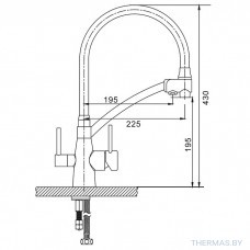 Смеситель для мойки Gappo, G4398-19