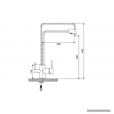Смеситель для мойки Gappo, G4398-5