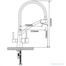 Смеситель для мойки Gappo, G4398