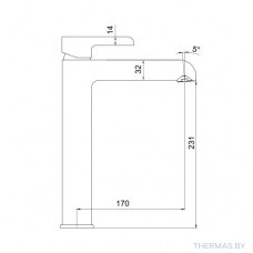 Смеситель для раковины Gappo, G1003-18