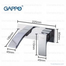 Смеситель для раковины Gappo, G1007-2