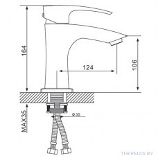 Смеситель для раковины Gappo, G1007-66