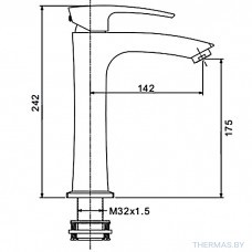 Смеситель для раковины Gappo, G1007-72