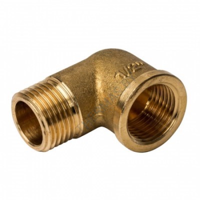 Угольник латунный ВР/НР 1/2", General Fittings